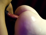 The juiciest sexy round elastic ass gave a hard fuck doggy style!