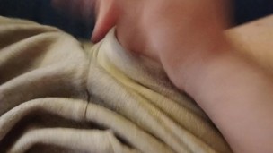 Hand job alone