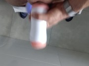 Solo watching stepmom how she blow. Sperm flow and mouth full 10/16