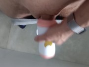 Solo watching stepmom how she blow. Sperm flow and mouth full 15/16