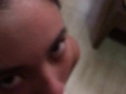 cute asian student skipped school to suck a dick! 8/16