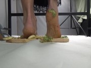 I trample fruits with my feet. Lick my feet 14/16