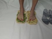 I trample fruits with my feet. Lick my feet 8/16
