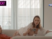 What if Step mom Catches Step son Jerking on Couch?! Joins for Mutual, Sucks, Hard Fucks with Facial 13/16