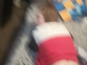 Small Tight Babe Ellee Kay Fucked Hard Standing by Big Dick ti she Cums 9/16