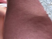 my teacher rubs his dick against my wet pussy right on the desk close up 8/16