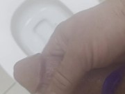 Wearing my cock ring in public makes me want to cum 8/16