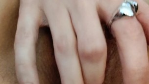 Just a horny housewife playing with her holes