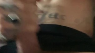 Morning handjob cumshot