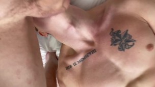 A fellow traveler in a taxi jerked me off and then invited me to a passionate sex weekend - we fucke