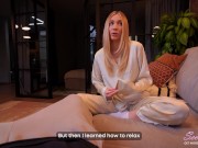 Stressed Stepson? No Problem – Stepmom Drains His Balls Twice!