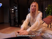 Stressed Stepson? No Problem – Stepmom Drains His Balls Twice!