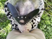 SHE gives me a BLOWJOB with BLOWDROPS in the FOREST 💧🍆 – and then we get CAUGHT 😳🌲 14/16