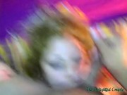 Tattooed Babe with big tits rides a cock, gets titty fucked and her mouth full of cum 15/16