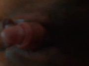 Huge load of sperm dripping from ass to pussy. 11/16