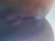 Huge load of sperm dripping from ass to pussy. 15/16