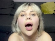 Hot blonde moans from squirting orgasm with toy 1/16