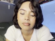 JOI/ compañero universitario descarga su leche en mi culo antes de ver a mi novio 4/16