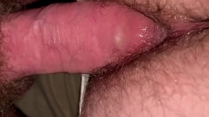 Close-up penetration of hairy big ass