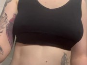 Sneaky gym ladies locker room JOI 12/16