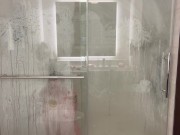 A glass shower in the hotel room? 14/16