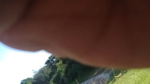 Outdoor nude fun