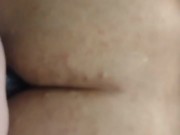 I peg and fuck his ass hard with my dildo in multiple positions and then he fucks me until we cum 5/16