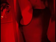 Tied up sex slave used hard: whipped, hot wax on tits and hard blowjob for master 1/16