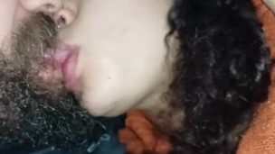 18 year old gets horny and wet while kissing juicy older man, delicious sexy kiss🍆💦😵‍💫🤤😋💋🍌