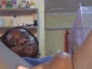 Rough pussy getting wet