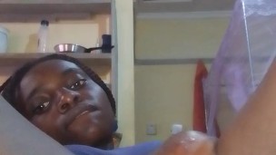 Rough pussy getting wet