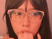 Horny girl wants to play with her fingers in her throat 8/16