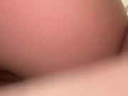 Daddy Creams in my butt while giving me rough anal 10/16