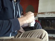 pregnant cuckold wife lets horny stepson cum on her hairy pussy 2/16