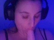 Dildo sucking 3/16