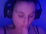 Dildo sucking 5/16