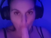 Dildo sucking
