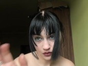 A babe with big tits, fingering her virgin pussy for the first time and cumming! 16/16