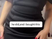 i spent his money on my dress 11/16