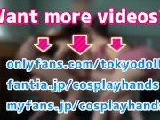 Japanese girls in bikini gives a guy a handjob and she gets fingered. 16/16