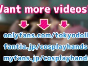 Japanese girls in bikini gives a guy a facesitting and handjob. 16/16