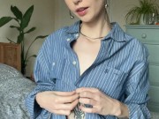 Playful girlfriend strips after your date 3/16