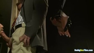 DaddysexFiles: Brock Rustin and JD Ryder join a bunch of working men craving for a big load