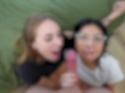 Big tit step sis and hot friend find my cum pills - Cami Strella x Angel Youngs 16/16