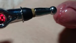 Electro Stimulation urethral of the penis.... Part 2 .Culmination