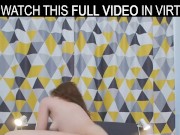 Beautiful brunette Olivia Westsun gets a big dick and enjoys it in VR. 4/16
