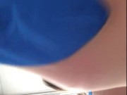 Тебе нравится что я сажусь анусом на твой языком? Девчонка дрочит пальцами свою жопу - Screenshot 11 of 16 - Stockings