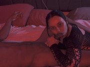 I Suck and Stroked Him Until His Load Covered My Face! 1/16