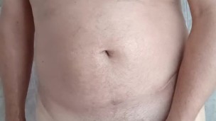 MY NEIGHBOR DOES HIS BIGGEST MASTURBATION IN THE BATHROOM WATER PUFF IN HIS ASS