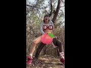 田舎の人妻が森で露出オナニー♡｜｜熟女,人妻,嫁,不倫,日本人,素人,個撮,オナニー,巨乳youtuber, tiktoker 12/16